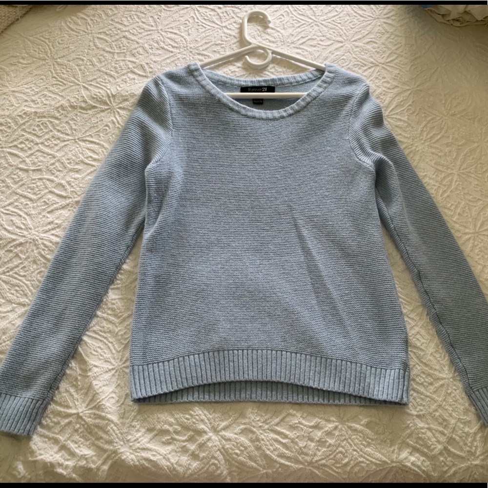 Forever 21 Light Blue Sweater